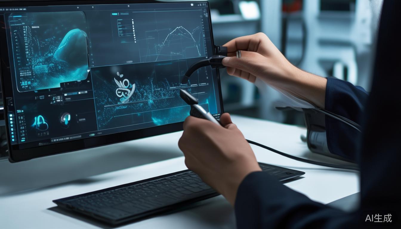 连接设备
将调试线的一端连接到VPN设备的调试端